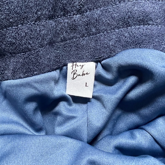 Matching blue terry cloth skort set - Picture 6 of 6